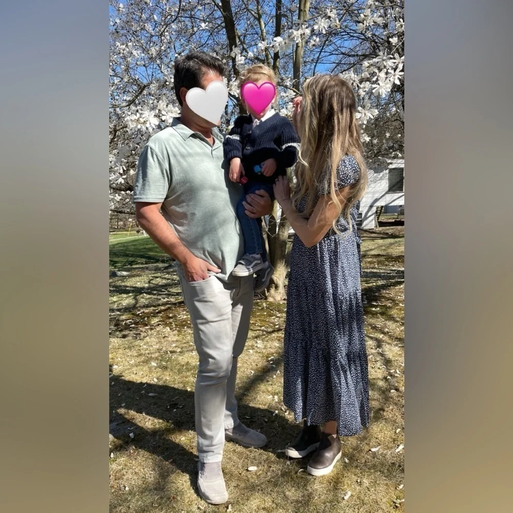 Pretty Garden Ruffle Sleeve Maxi Dress, Size Small - Picture 6 of 6